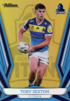 2023 NRL Traders Titanium - Gold Pearl Special #GS050 Toby Sexton Front